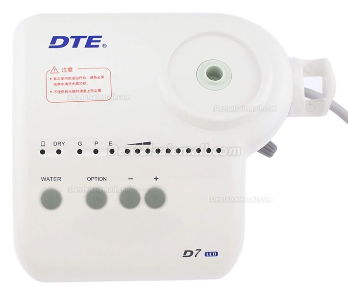 Woodpecker® DTE D7 Fiber Optic Ultrasonic Scaler With LED Light & Water Reservoir SATELEC Compatible